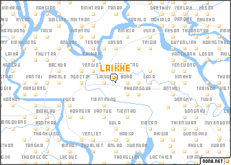 map of Lai Khê