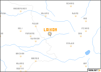 map of Laikom