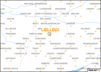 map of Lailloux