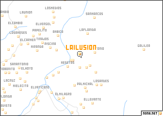 map of La Ilusión