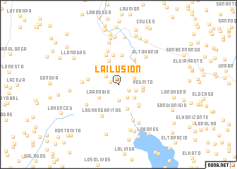 map of La Ilusión