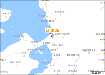 map of Laimós