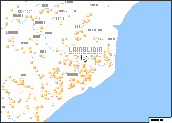 map of Lainblidin