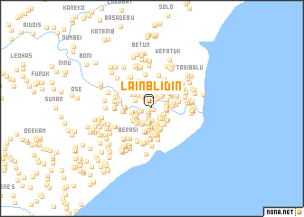 map of Lainblidin