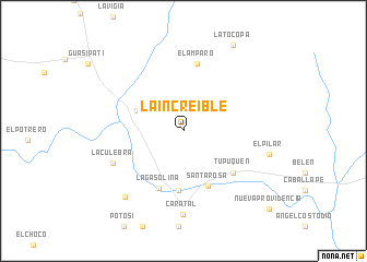map of La Increible