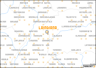 map of La Indiana