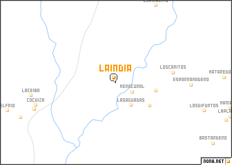 map of La India