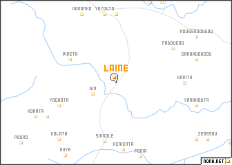 map of Lainé
