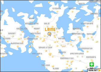 map of Laine