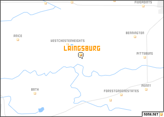 map of Laingsburg