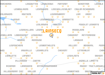 map of Lainsecq