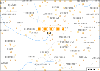 map of Laïouene Fokia