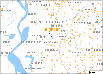 map of Lāiq Rāho