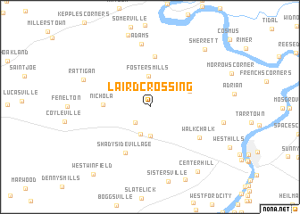 map of Laird Crossing
