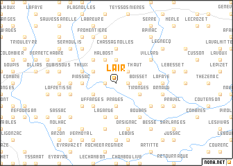 map of LʼAir