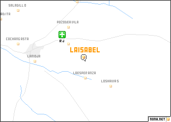 map of La Isabel