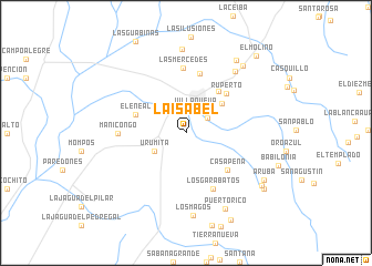 map of La Isabel