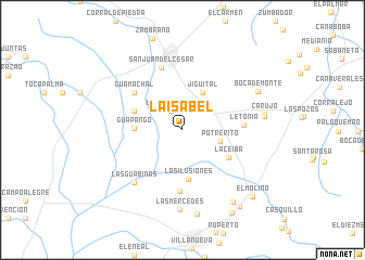 map of La Isabel