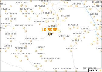 map of La Isabel