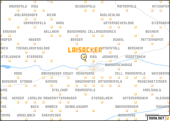 map of Laisacker