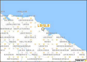 map of La Isla