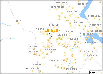 map of La Isla