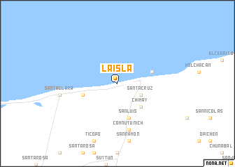 map of La Isla