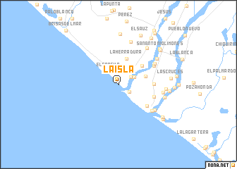 map of La Isla