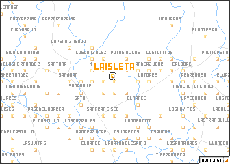 map of La Isleta