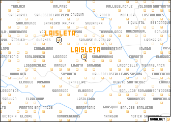 map of La Isleta