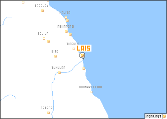 map of Lais