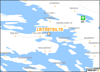 map of Laitaatsilta