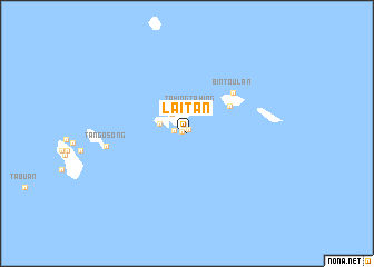 map of Laitan