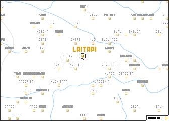 map of Laitapi