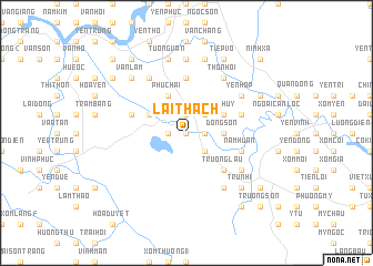 map of Lai Thạch