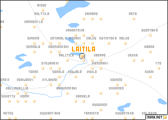 map of Laitila