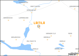 Laitila (Finland) map 