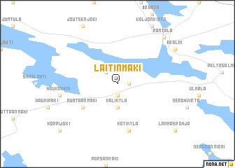 map of Laitinmäki