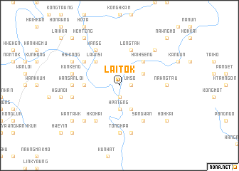 map of Lai-tok