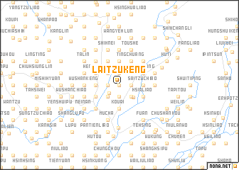 map of Lai-tzu-k\