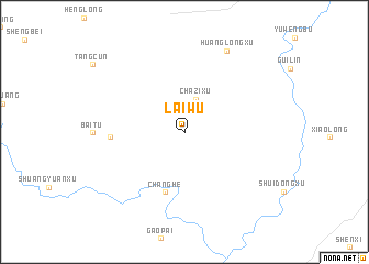 map of Laiwu