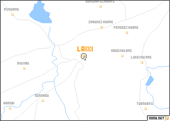 map of Laixi