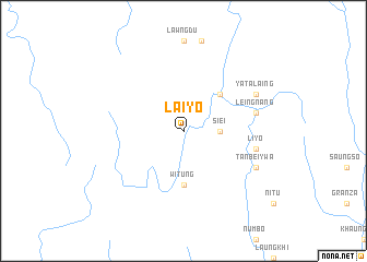 map of Laiyo