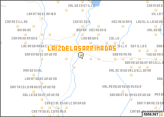 map of Laiz de las Arrimadas