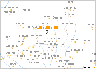 map of La Izquierda