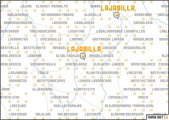 map of La Jabilla