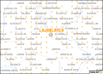 map of Laja Blanca