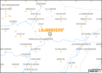 map of La Jabonera