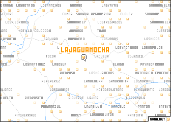 map of La Jagua Mocha