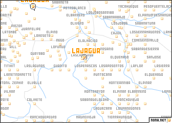 map of La Jagua